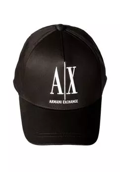Бейсболка унисекс — кепка, логотип, один размер ARMANI EXCHANGE, цвет Schwarz One Size