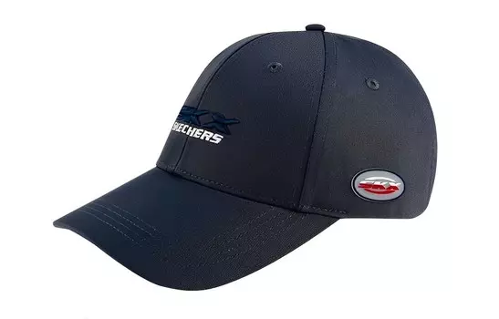 Бейсболка унисекс темно-серые Skechers, темно-серый