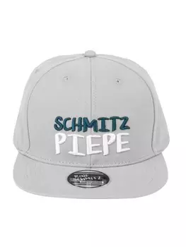 Бейсболка United Labels Ralf Schmitz Schmitzpiepe Baseballkappe, серый