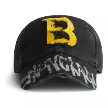 Бейсболка upcycled cap 'dark green' Balenciaga, зеленый