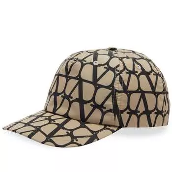 Бейсболка Valentino Icon Cap, цвет Beige & Nero