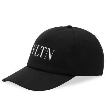 Бейсболка Valentino Vltn Logo Cap, цвет Nero & Bianco