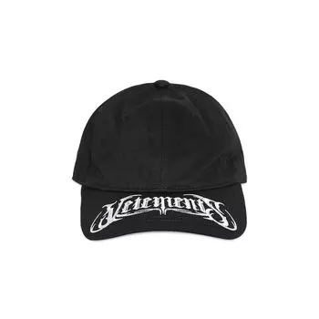 Бейсболка Vetements Metal Logo Cap, черный