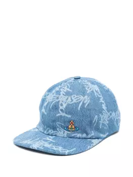 Бейсболка Vivienne Westwood VW Grid, синий