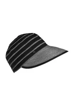 Бейсболка, в рубчик, женская LOEVENICH, цвет Black Mel