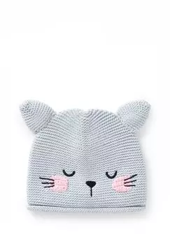 Бейсболка WITH APPLIQUE United Colors of Benetton, серый