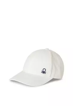 Бейсболка WITH VISOR United Colors of Benetton, белый