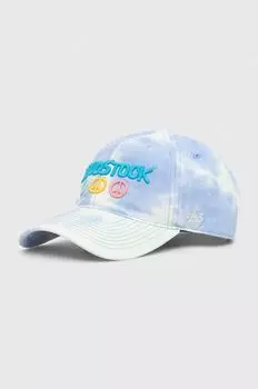 Бейсболка Woodstock из хлопка American Needle, синий