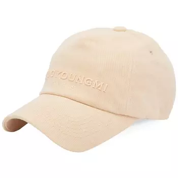 Бейсболка Wooyoungmi Logo Embroidered, лосось