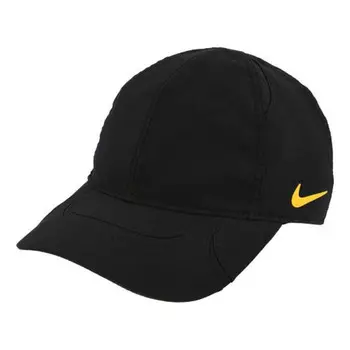 Бейсболка x drake au essential l91 cap 'black gold' Nike, черный