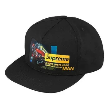 Бейсболка x junya watanabe comme des garons man nature 5-panel hat 'black gold' Supreme, черный