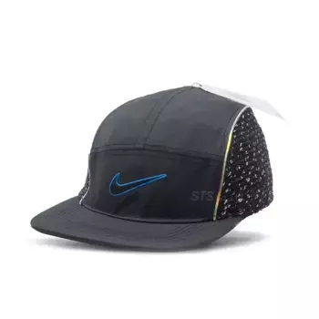 Бейсболка x supreme boucle running hat 'navy' Nike, синий