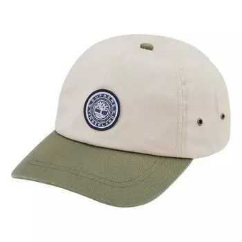 Бейсболка x timberland 6-panel 'white olive green' Supreme, белый
