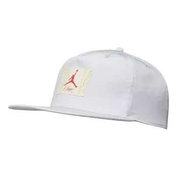 Бейсболка x union cap 'white onyx/habanero red' Air Jordan, белый