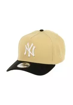Бейсболка YORK YANKEES MLB WORLD SERIES 1998 SIDEPATCH VEGAS 9FORTY A-FRAME SNAPBACK New Era, цвет beige