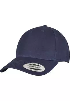 Бейсболка YP CLASSICS 5-PANEL CURVED VISOR SNAPBACK Flexfit, темно-синий