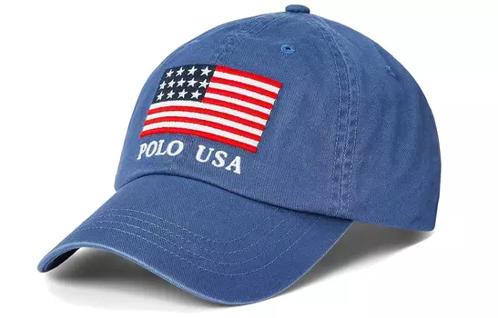 Бейсболка женская хлопковая разноцветная Polo Ralph Lauren