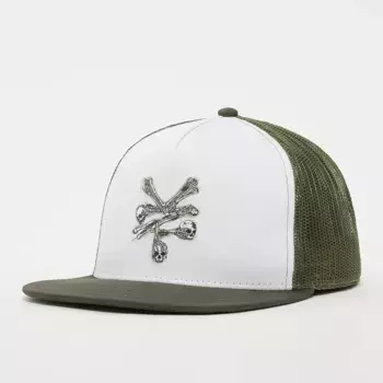 Бейсболка Zoo York Bones Trucker, зеленый