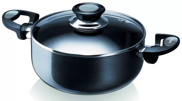 Beka Stewpan 307124 Кастрюля с крышкой, алюминий, диаметр 24 см, подходит для индукционных плит, антипригарное покрытие Beka Cookware