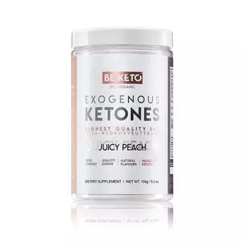 BeKeto, Экзогенные кетоны в порошке Сочный персик, 150 г