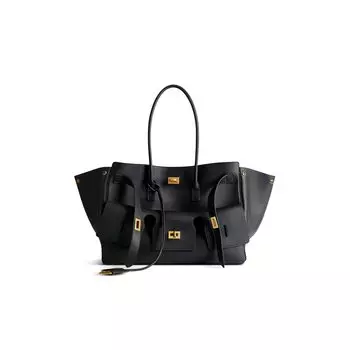 Bel Air Средняя универсальная сумка BALENCIAGA, черный