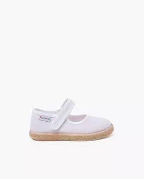 Белье для девочки Мэри Джейн с застежкой на липучки Pisamonas, белый