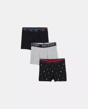 Белье для мальчика с фирменным рисунком Polo Ralph Lauren, черный