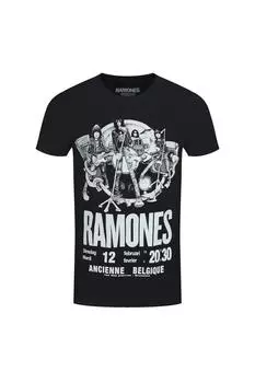 Бельгийская футболка Ramones, черный