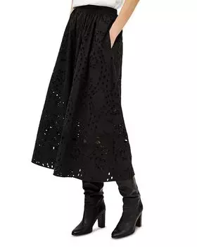 Бела Юбка с вышивкой ba&sh, черный