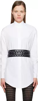 Белая блузка-рубашка ALAA