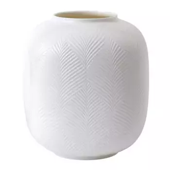 Белая декоративная ваза Folia Wedgwood с широким горлышком, белый