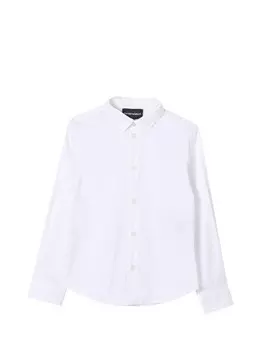Белая детская рубашка Emporio Armani
