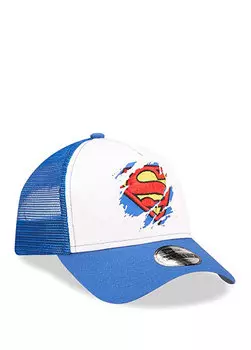 Белая детская шапка унисекс dc trucker superman New Era