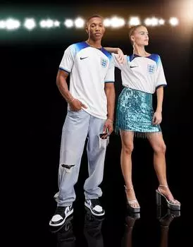 Белая домашняя футболка унисекс Nike Football World Cup 2022 England