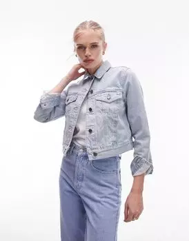 Белая джинсовая куртка Topshop Tilda