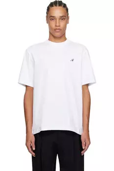 Белая фирменная футболка Axel Arigato