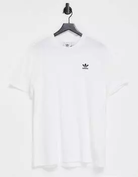 Белая футболка adidas Originals Essentials с небольшим логотипом