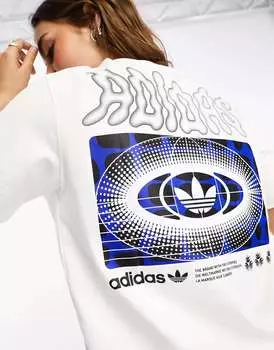 Белая футболка adidas Originals GRF