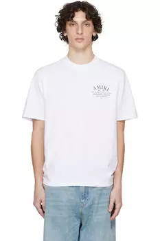 Белая футболка «AMIRI Arts District»