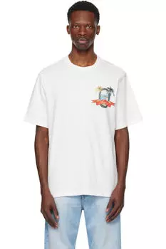 Белая футболка «AMIRI Paradise»