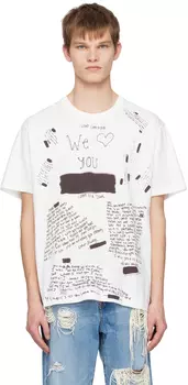 Белая футболка Anonymous Sign Doublet