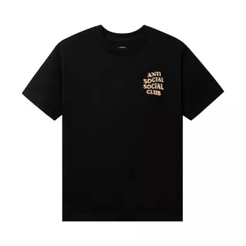 Белая футболка Anti Social Social Club из штакетника, цвет Черный