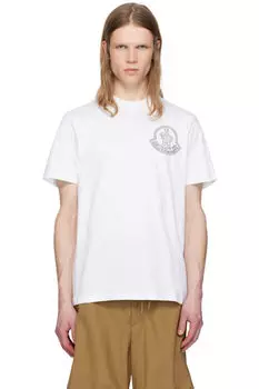 Белая футболка Archivio Creativo Moncler