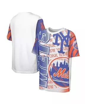 Белая футболка Big Boys and Girls New York Mets Impact Hit Bold Outerstuff, белый