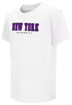 Белая футболка Colosseum Youth NYU Violets