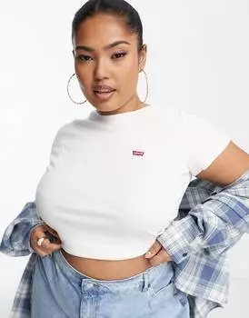Белая футболка для малышей Levi's Plus