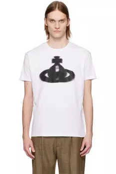 Белая футболка Halftone Orb Classic Vivienne Westwood