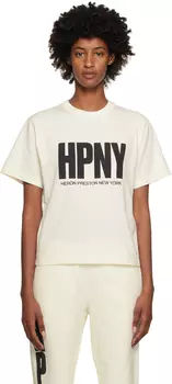 Белая футболка Heron Preston HPNY