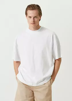 Белая футболка из органического хлопка с вышитым логотипом Carhartt