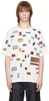 Белая футболка Kenzo Paris Archives Labels
